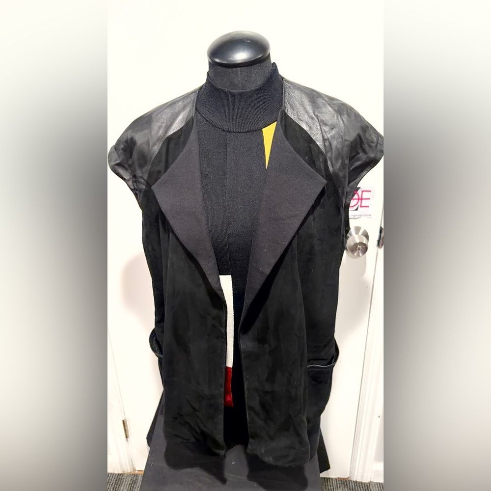 DKNYC Elegant Black Trench Coat